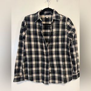 LL Bean flannel button up